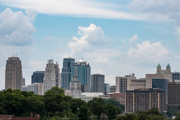 Fototapeta na wymiar Kansas City Skyline