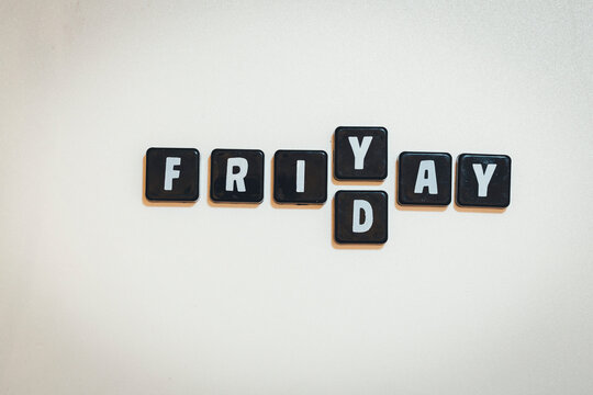 Letter Tiles - Friday Friyay