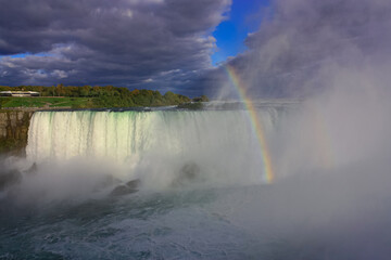 A view of the horseshoe falls, Niagara