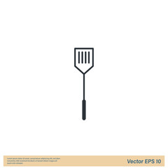 spatula icon vector illustration logo template