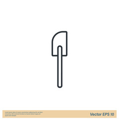 spatula icon vector illustration logo template