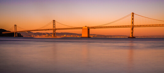 Fototapeta na wymiar San Francisco - Oakland Bay Bridge 
