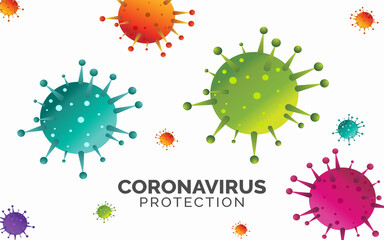 Corona virus template