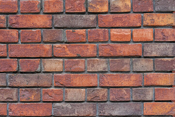 Old brick wall. Texture of brickwork for background, pattern, wallpaper or banner design