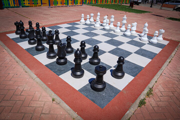 Chess in the park sculpture gambit