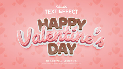 Happy Valentines Day Editable Text Effect