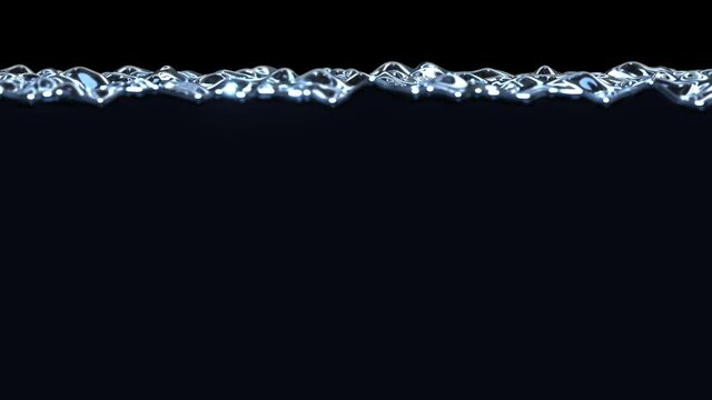 Realistic slow motion 3D animation of the dark water drain rendered in UHD with alpha matte