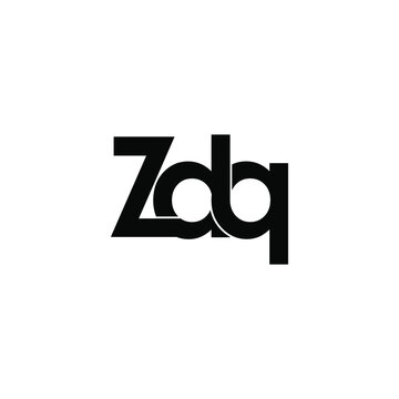 zdq letter original monogram logo design