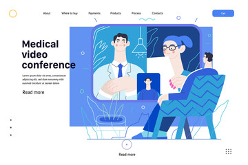 Medical video conference - medical insurance - online doctor service