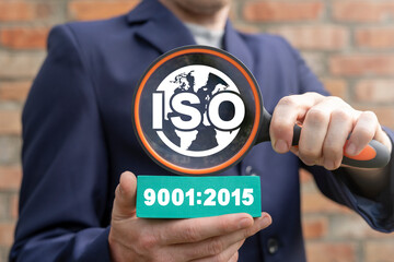 Concept of ISO 9001:2015. ISO 9001 2015 Standards Quality Set. Quality management systems....