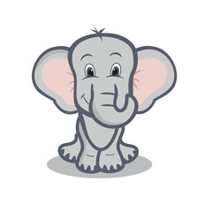 Little elephant cartoon