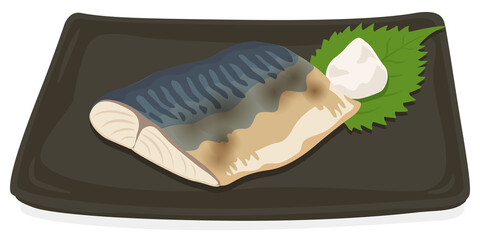 塩鯖・鯖の塩焼き