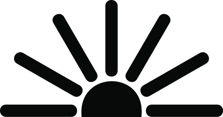 Black and white image of the sun