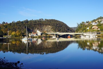 Tranquil Morning Water View towards Cataract Gorge