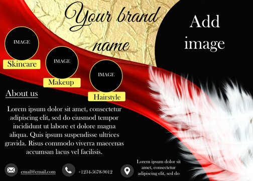 This Is A Marketing Flyer Template I Designed For The Salon, Spa, And Makeup Industry.