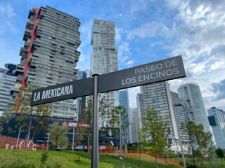 Obraz premium Señalización urbana, Ciudad de México