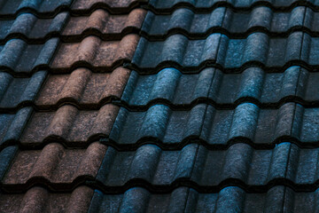 roof tiles of my old neighbour's house