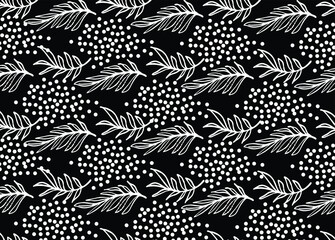 Indonesian batik motifs with very distinctive, exclusive plant patterns. vector EPS 10