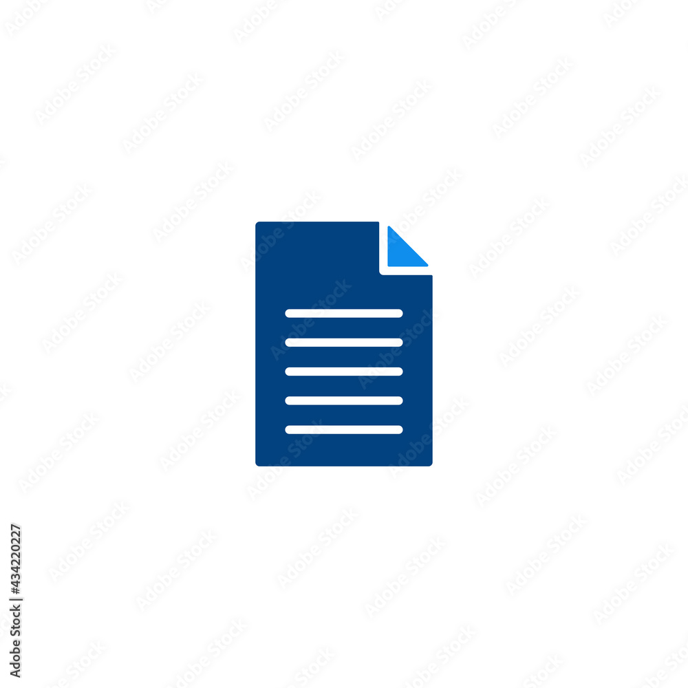 Poster document icon vector for web, computer and mobile app
