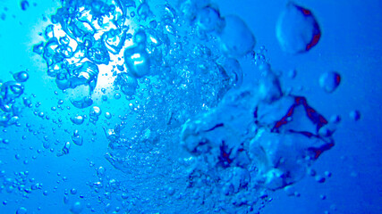 water drops on glass