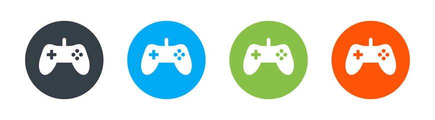 Gamepad, joypad icon vector illustration. Game concept © Icons-Studio