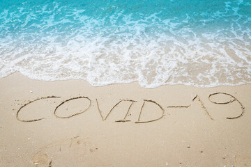 Be safe from COVID-19 with sew natural background
