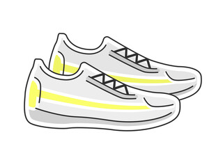 ランニングシューズのイラスト