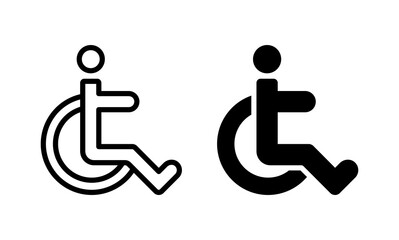 disabled icon, disabled symbol vector
