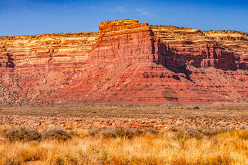 Colorful Valley of Gods Red Cliffs Mexican Hat Utah