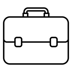 A linear design, icon of briefcase