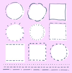 手描きフレームセット