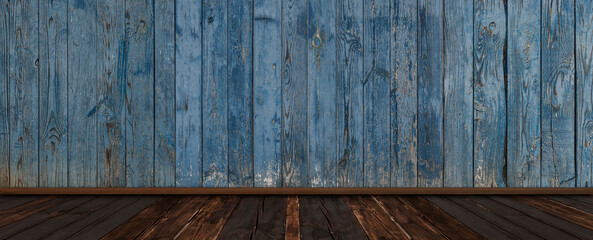 old wooden interior, grunge background