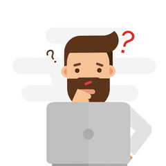 Businessman Falling On Big Hand