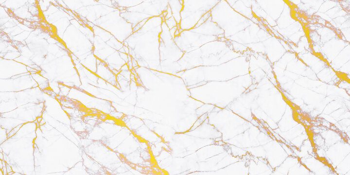 White and golden marble texture for background or tiles floor decorative design.