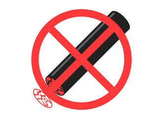 脱ハンコのイメージイラスト　アイコン
Sign abolished. Seal abolished. 