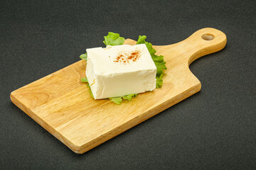 Greek traditional soft feta cheese