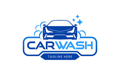 Car wash logo design Template, elegant and sporty concept for your logo design. vector eps 10, ready to use.