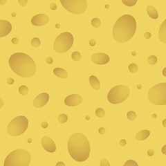 Cheese, background image of yellow cheese texture. Vector illustration.