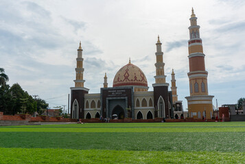 Majalengka, Indonesia - April 01, 2021 - Grand mosque of Majalengka district