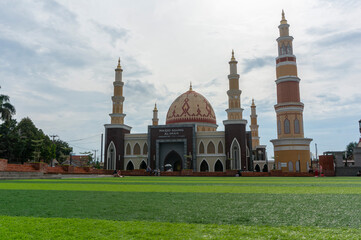 Majalengka, Indonesia - April 01, 2021 - Grand mosque of Majalengka district