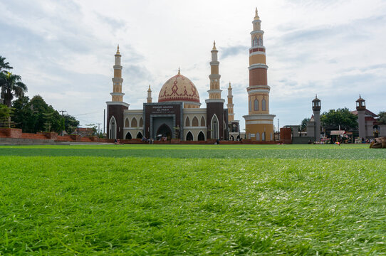 Majalengka, Indonesia - April 01, 2021 - Grand mosque of Majalengka district