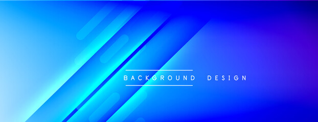 Dynamic lines abstract background. 3D shadow effects and fluid gradients. Modern overlapping forms