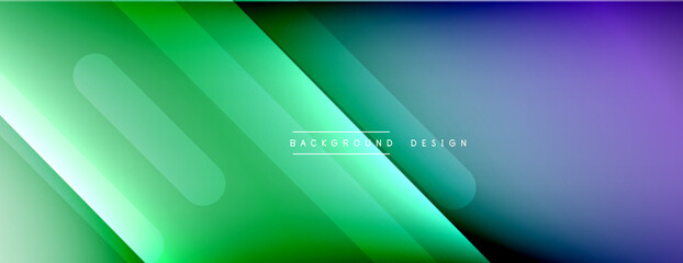Dynamic lines abstract background. 3D shadow effects and fluid gradients. Modern overlapping forms
