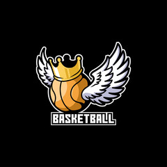basketball esport championship tournament emblem