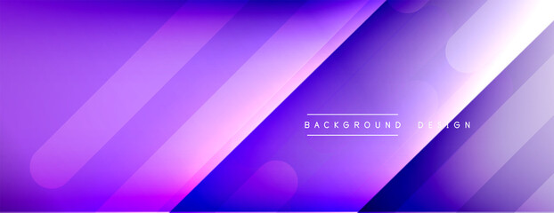 Dynamic lines abstract background. 3D shadow effects and fluid gradients. Modern overlapping forms