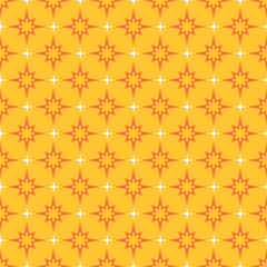 Seamless pattern with stars. Vector art
