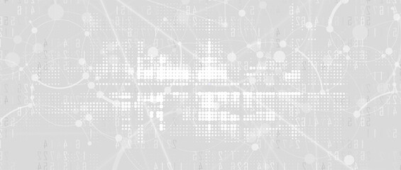 Fototapeta premium Technology data background, idea of global business solution