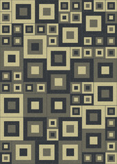 Abstract Geometric Pattern generative computational art illustration