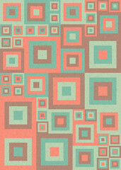 Abstract Geometric Pattern generative computational art illustration