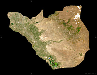 Ararat, Armenia - black solid. Sentinel-2 satellite